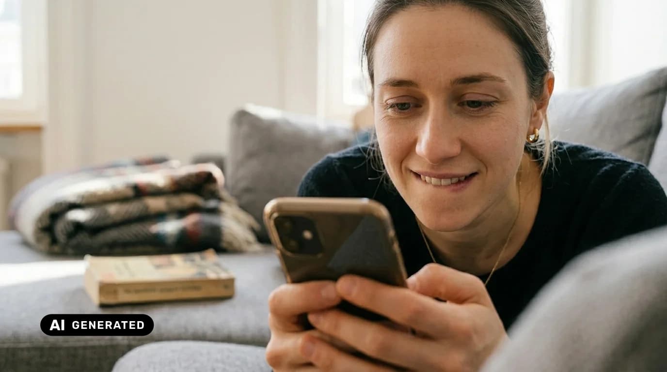 Best Bumble photos for guys — an approachable dating profile photo of a man — AI-generated