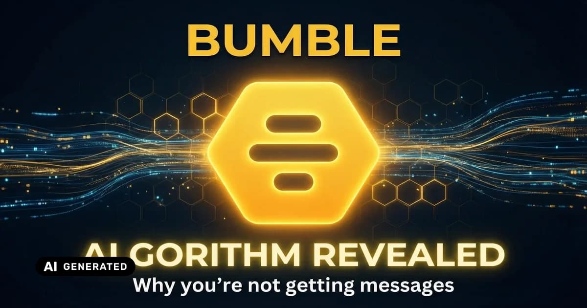 Bumble algorithm 2026 — the profile mistake that gets you demoted in rankings — AI-generated