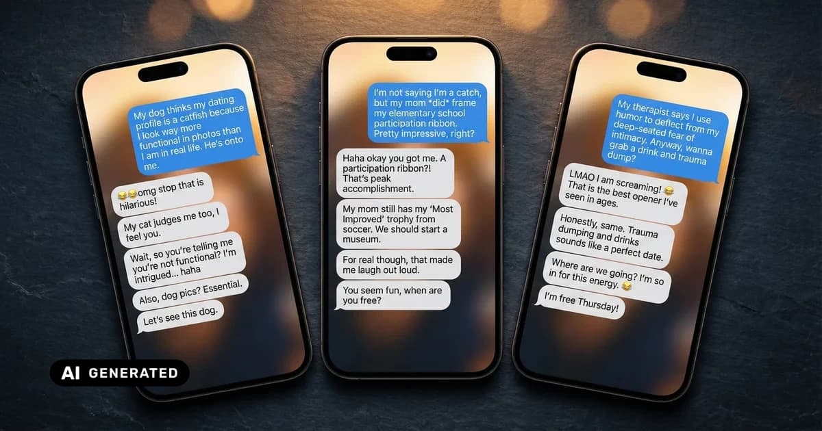 Best dating app conversation starters and opening messages — AI-generated