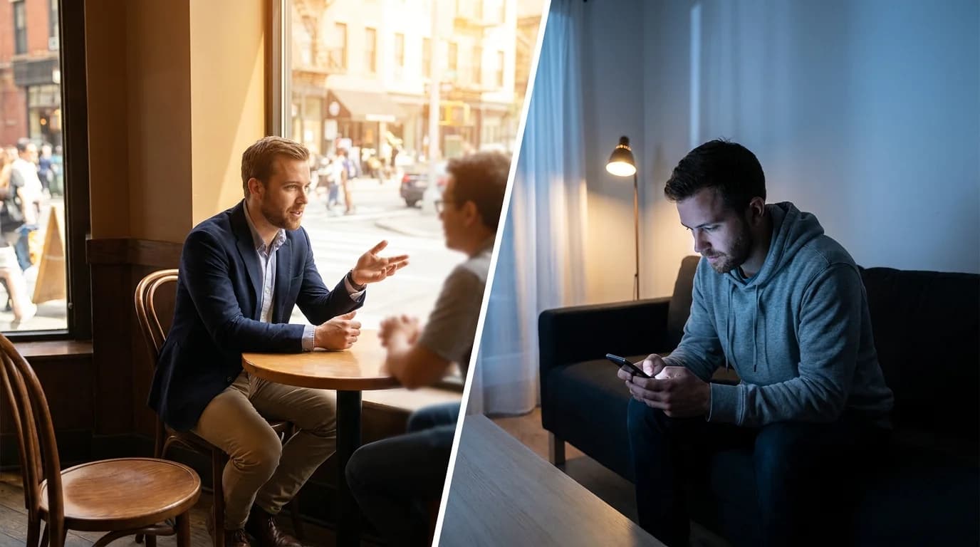Dating coach for men — human vs AI comparison 2026