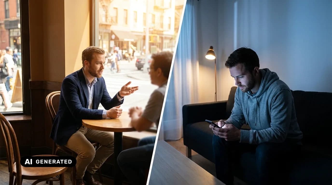 Dating coach for men — human vs AI comparison 2026 — AI-generated