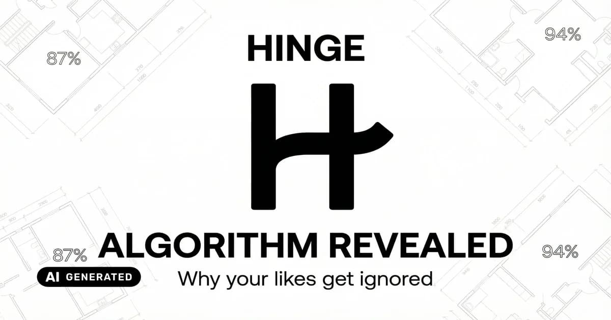 Hinge algorithm 2026 — Gale-Shapley ranking buckets and the 5 factors that determine your score — AI-generated