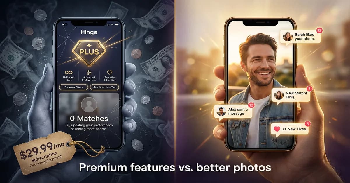Hinge Plus Price + Features 2026: Worth It? (Honest Review) | GetMatches.ai