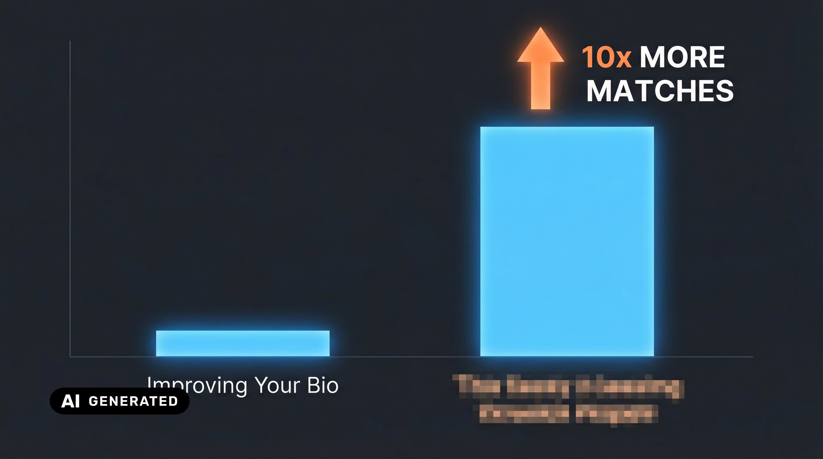 Dating app profile showing photo importance — AI-generated