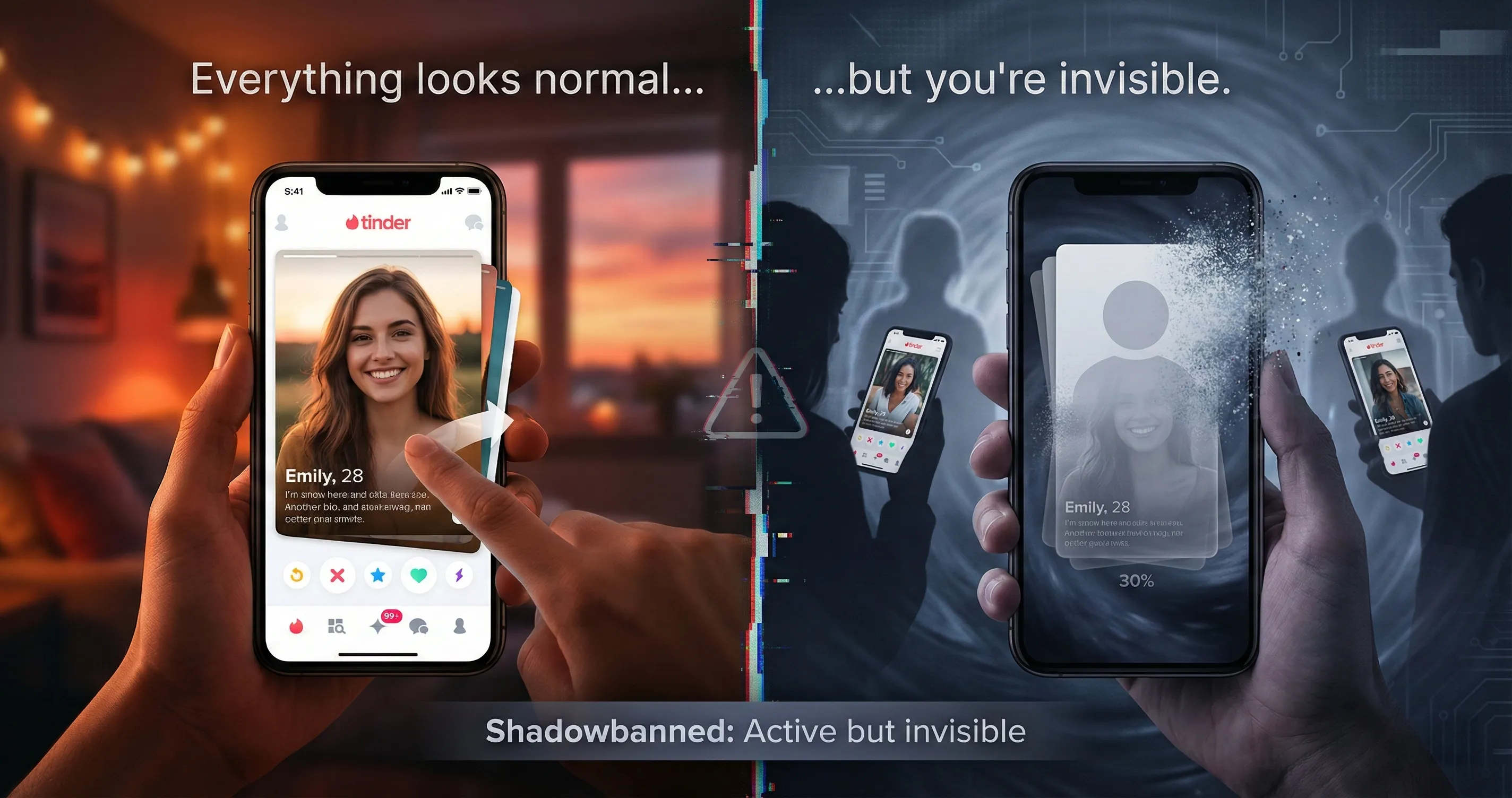 Tinder shadowban detection and fix guide