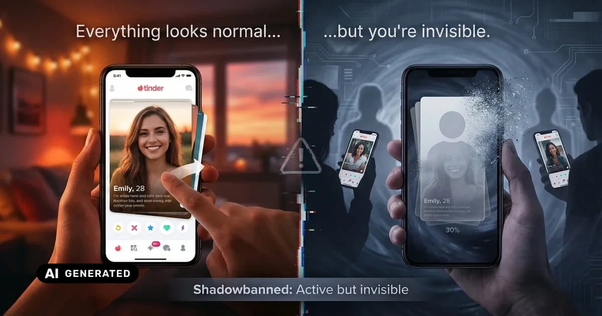 Tinder shadowban detection and fix guide — AI-generated