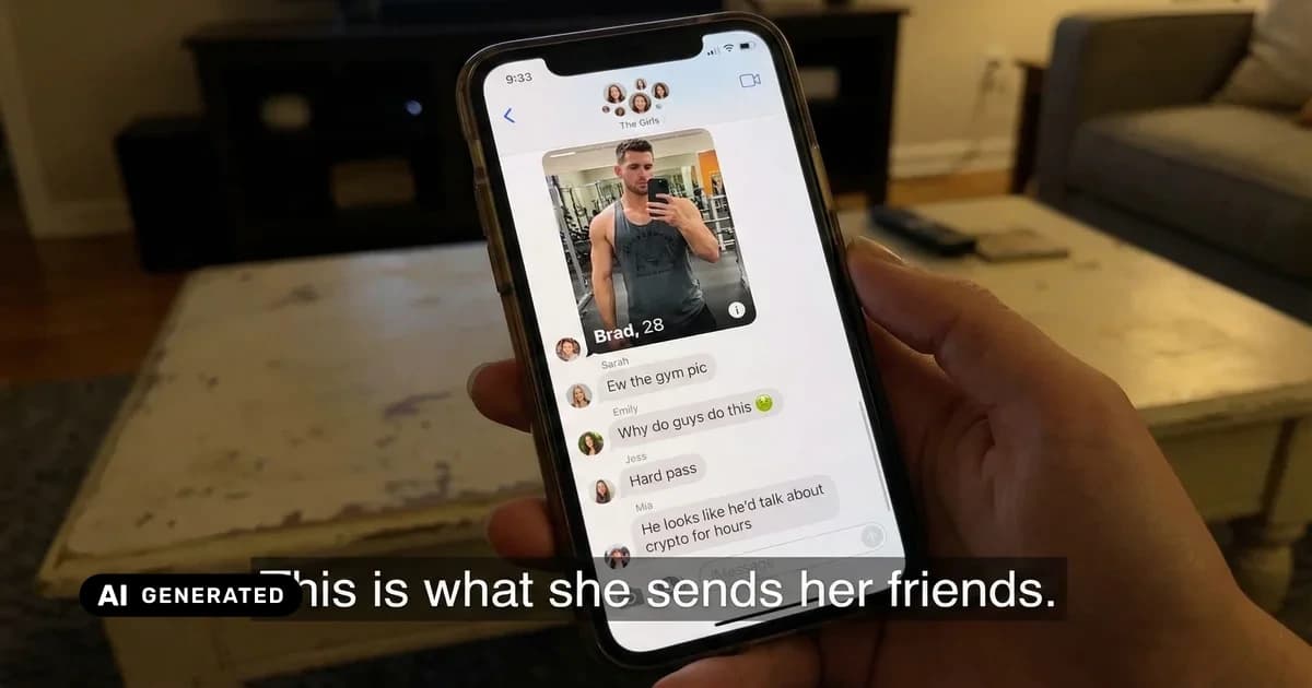 What women look for in dating app photos — AI-generated