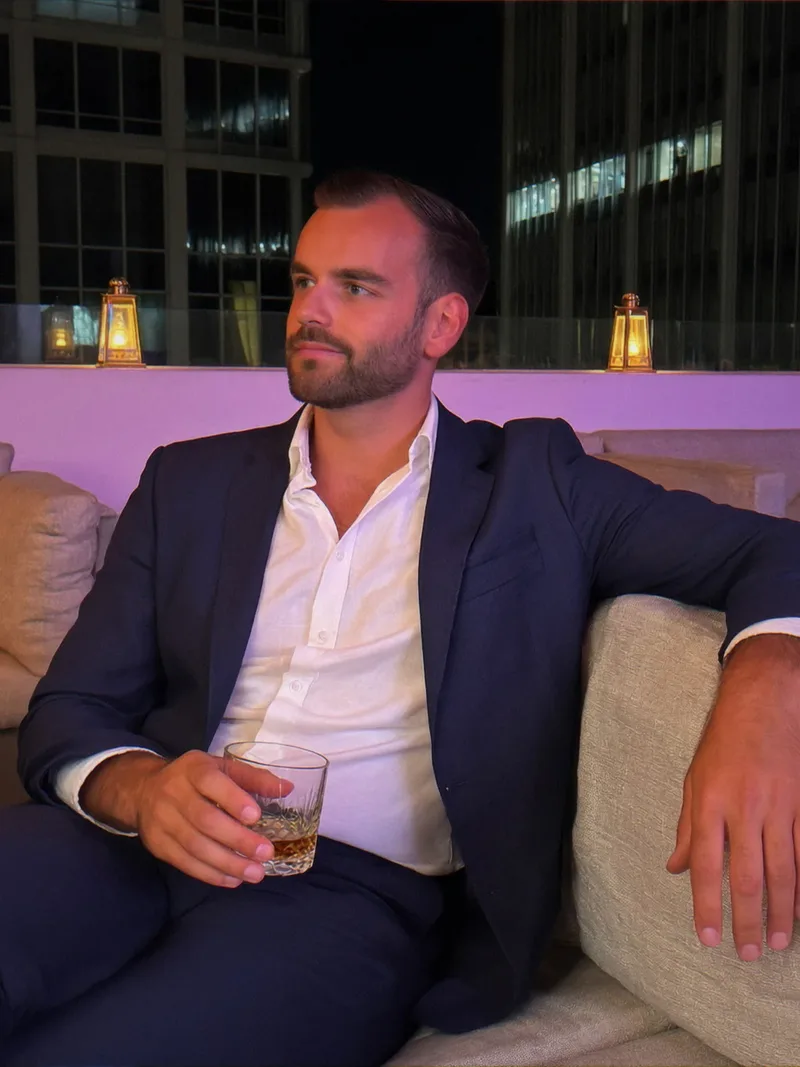 After - optimized dating profile photo