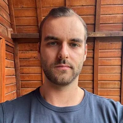 Sample reference selfie — front neutral