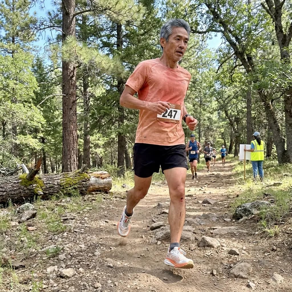 Eksempel på AI-dating-billede — trailmaraton